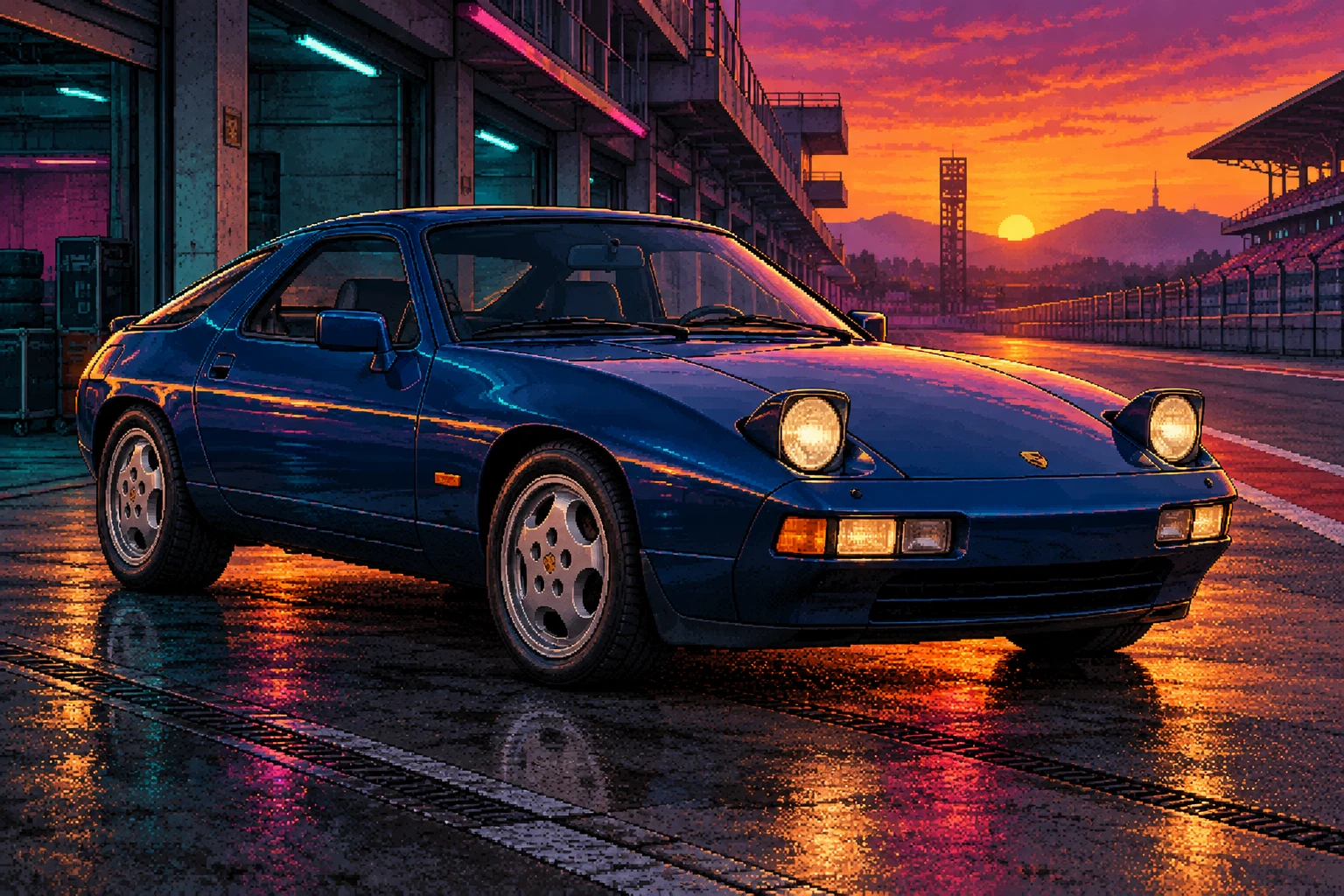 Garage illustration of Porsche 928 4.5 V8